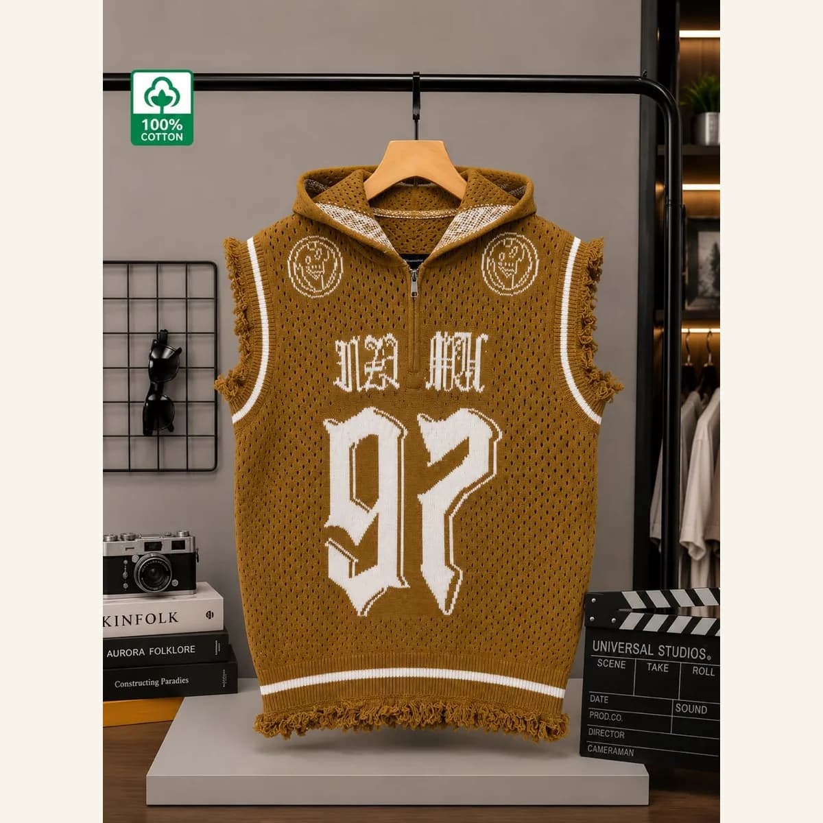 Number 92 Knit Polo and Shorts Set