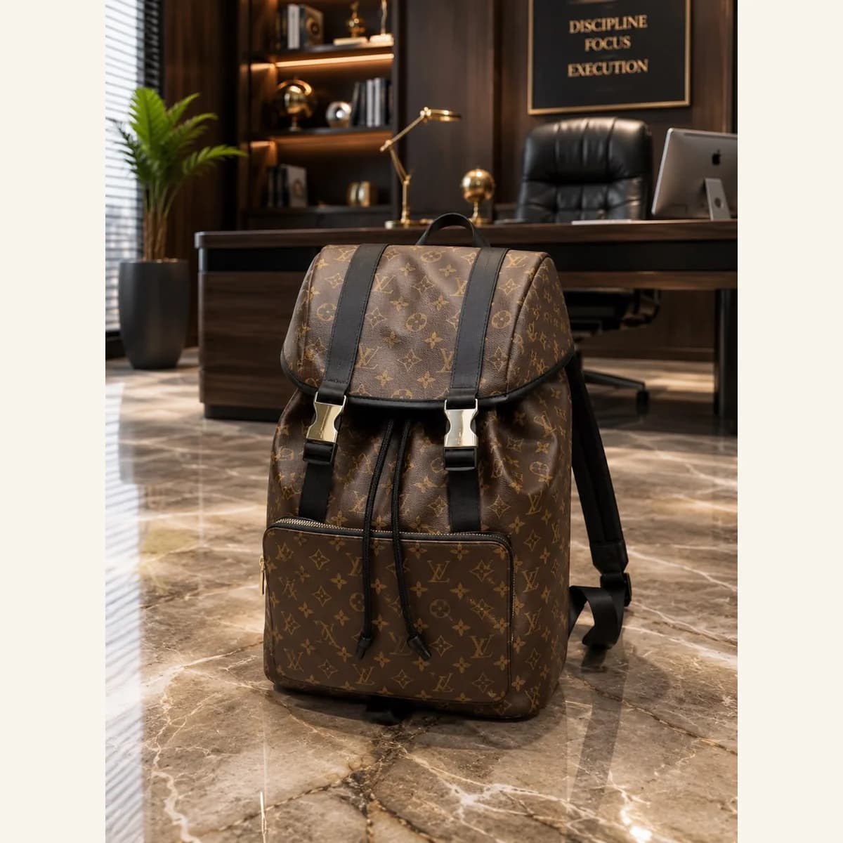 Monogram Backpack 057