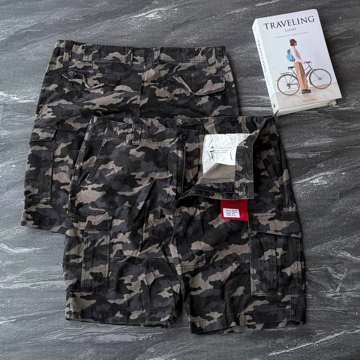Camouflage Cargo Shorts 072