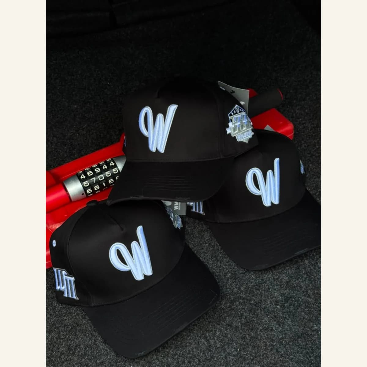 Embroidered Snapback Cap 087