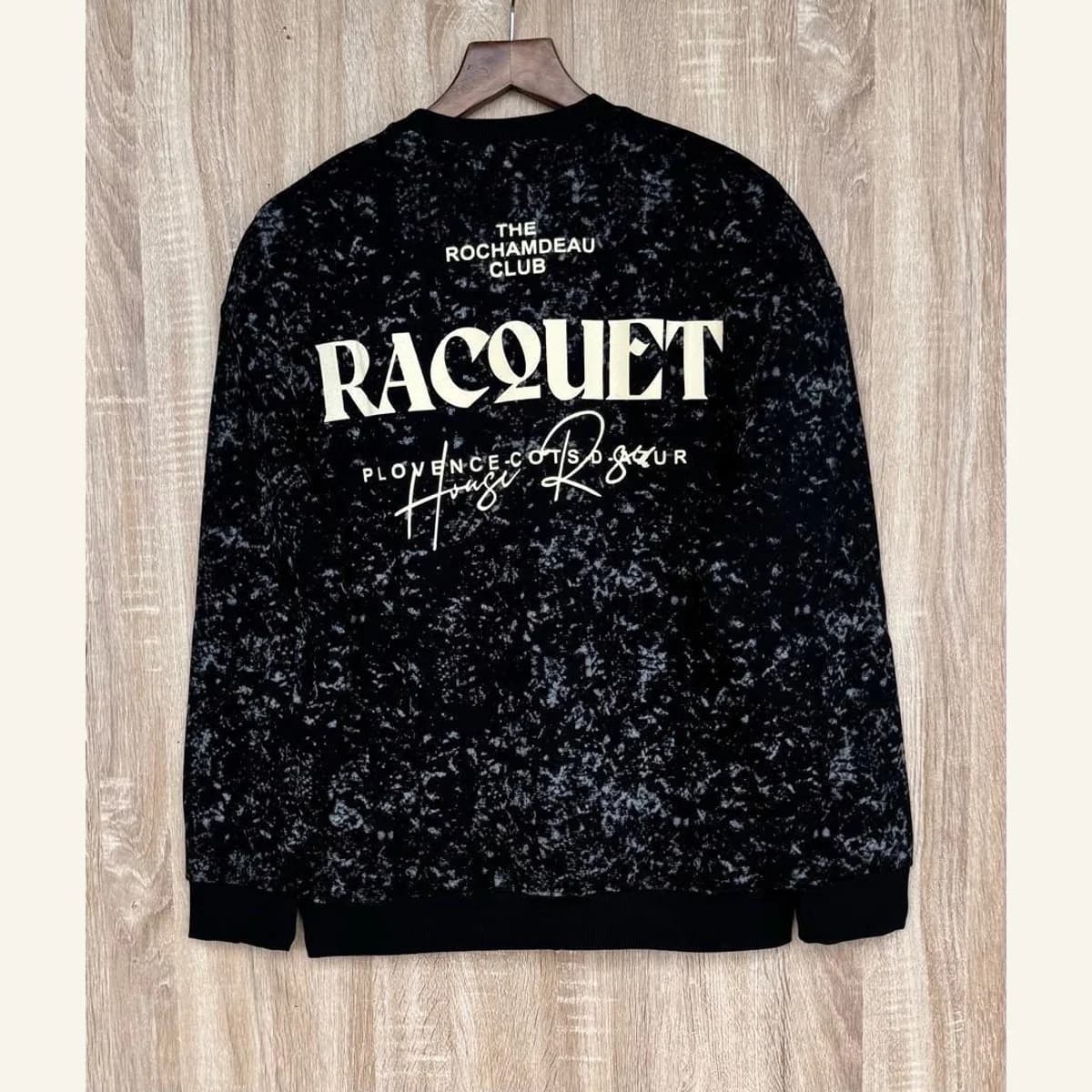Racquet Print Long-Sleeve Top