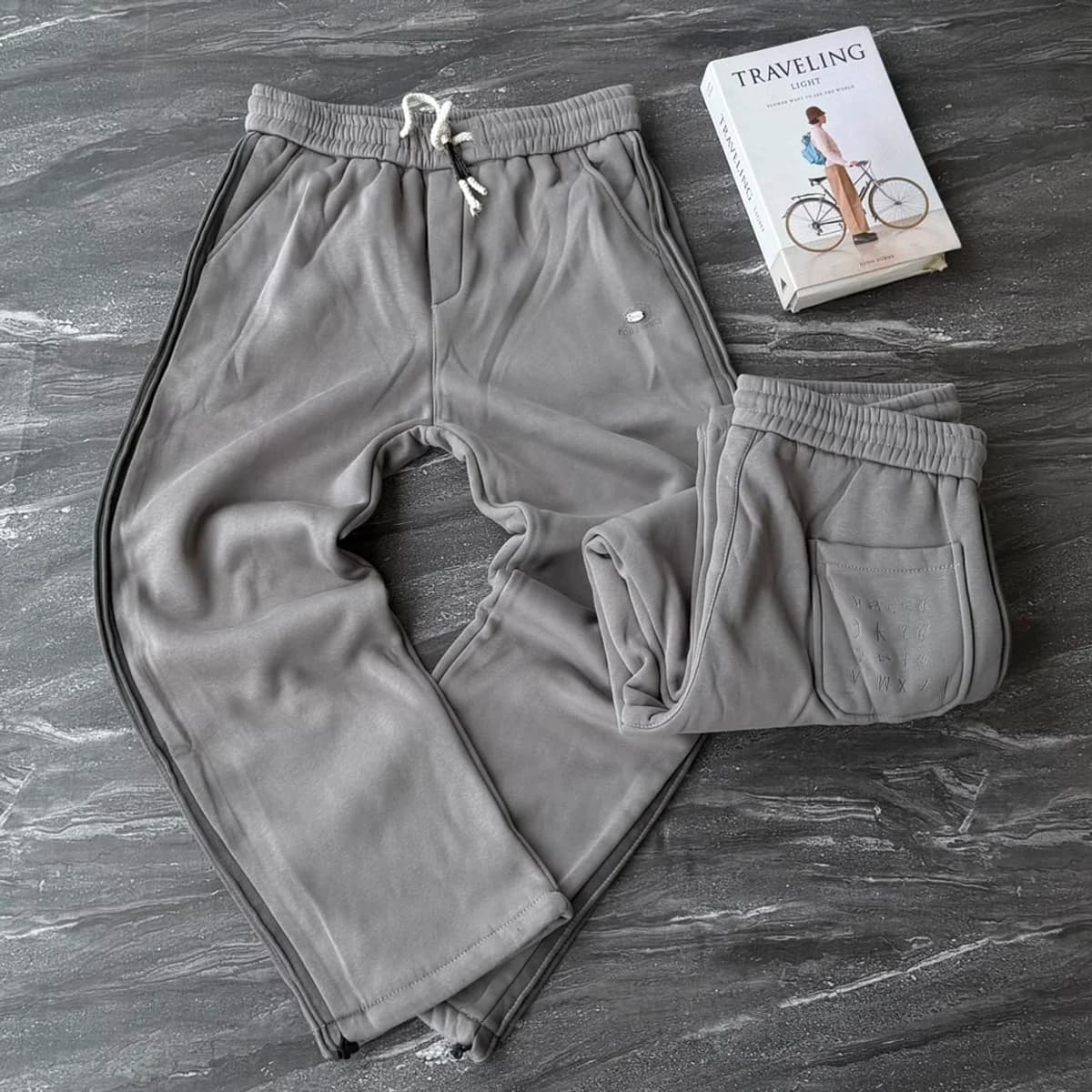 Washed Cargo Trousers 074