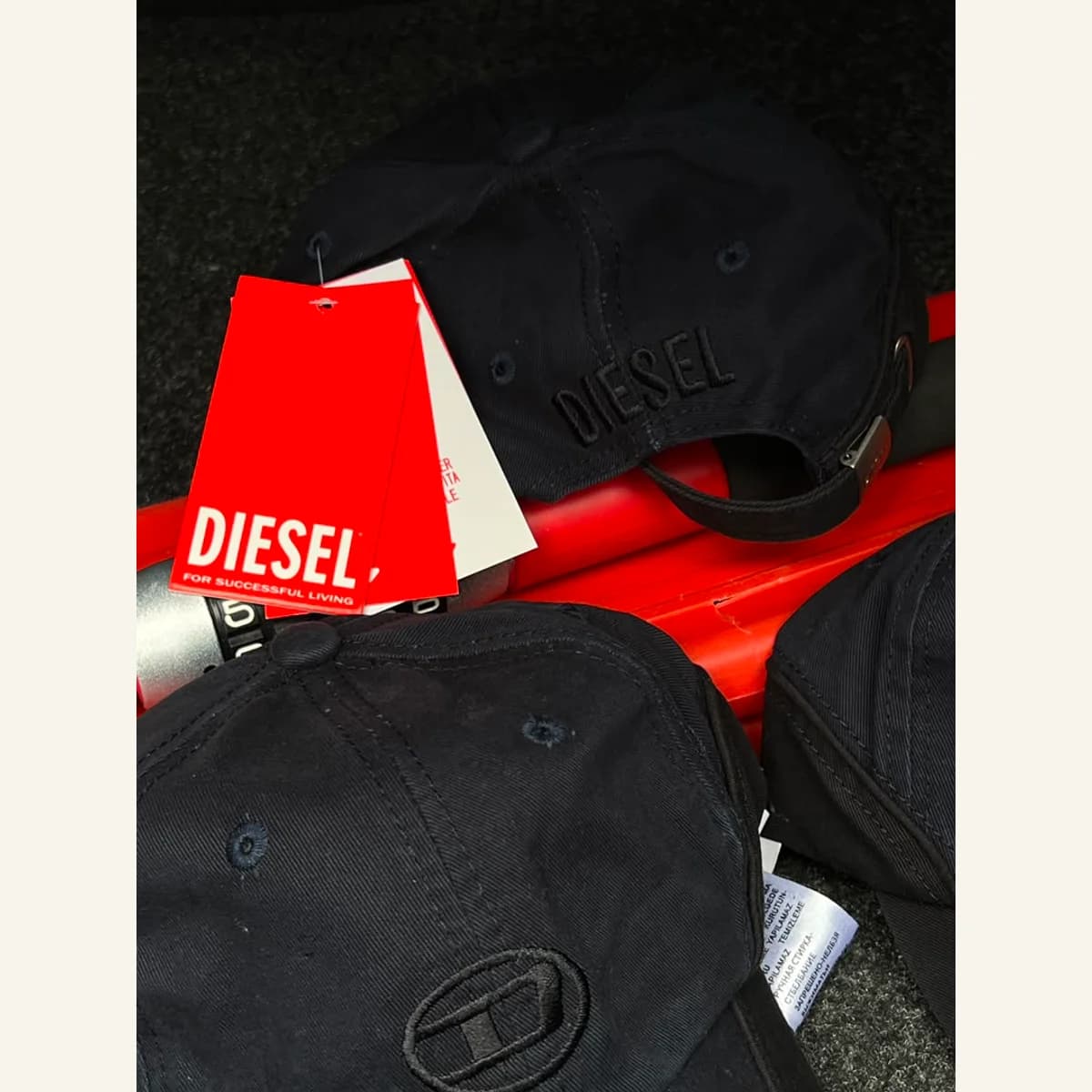 Diesel Logo Snapback Cap