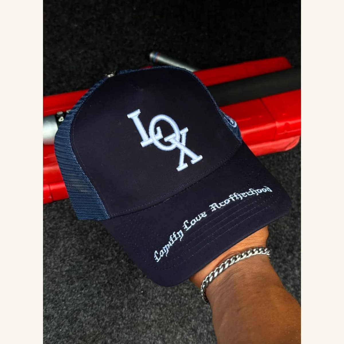 Embroidered Snapback Cap 099