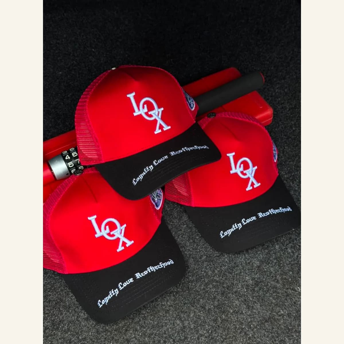 Embroidered Snapback Cap 100