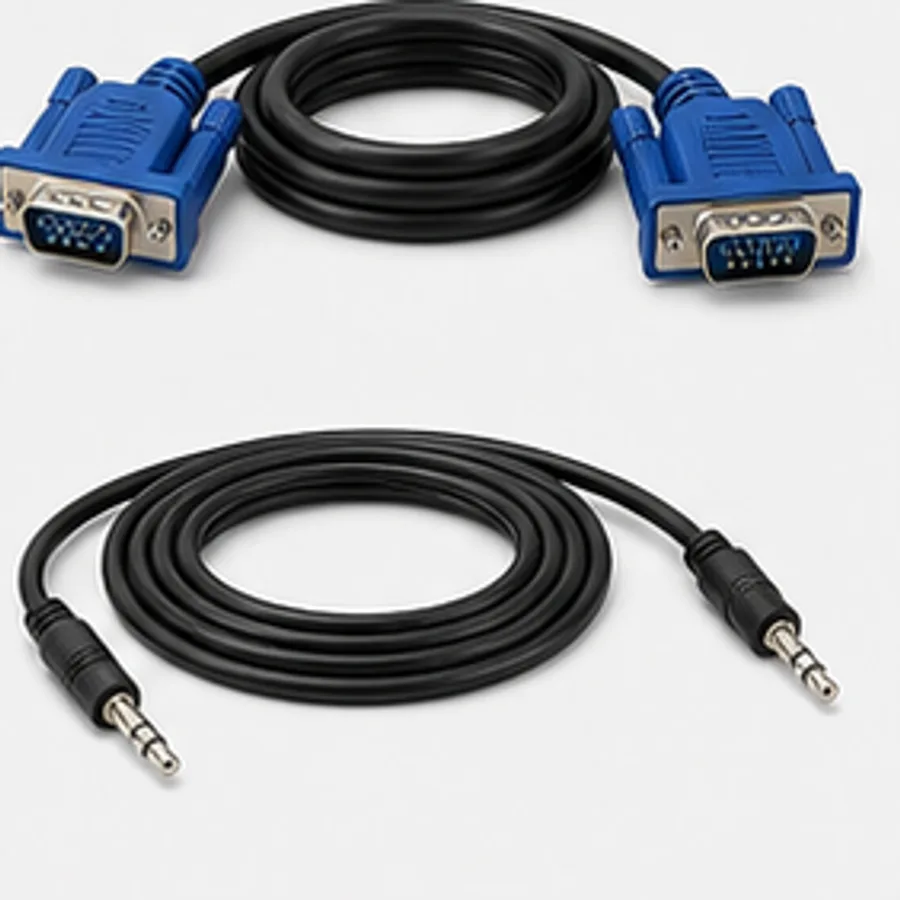 UGREEN VGA Monitor and 3.5mm Audio Cable Set