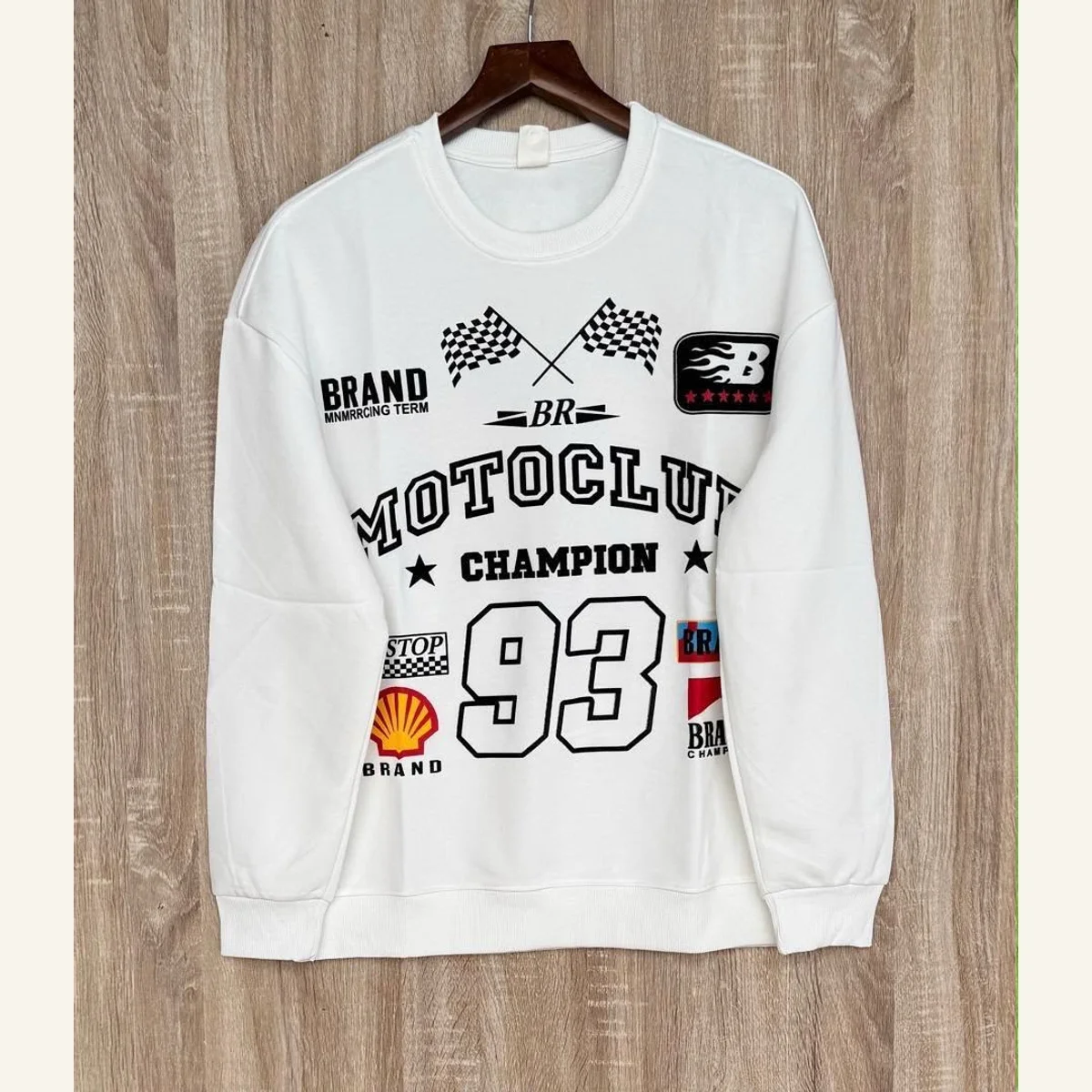 Printed Long-Sleeve Top 023