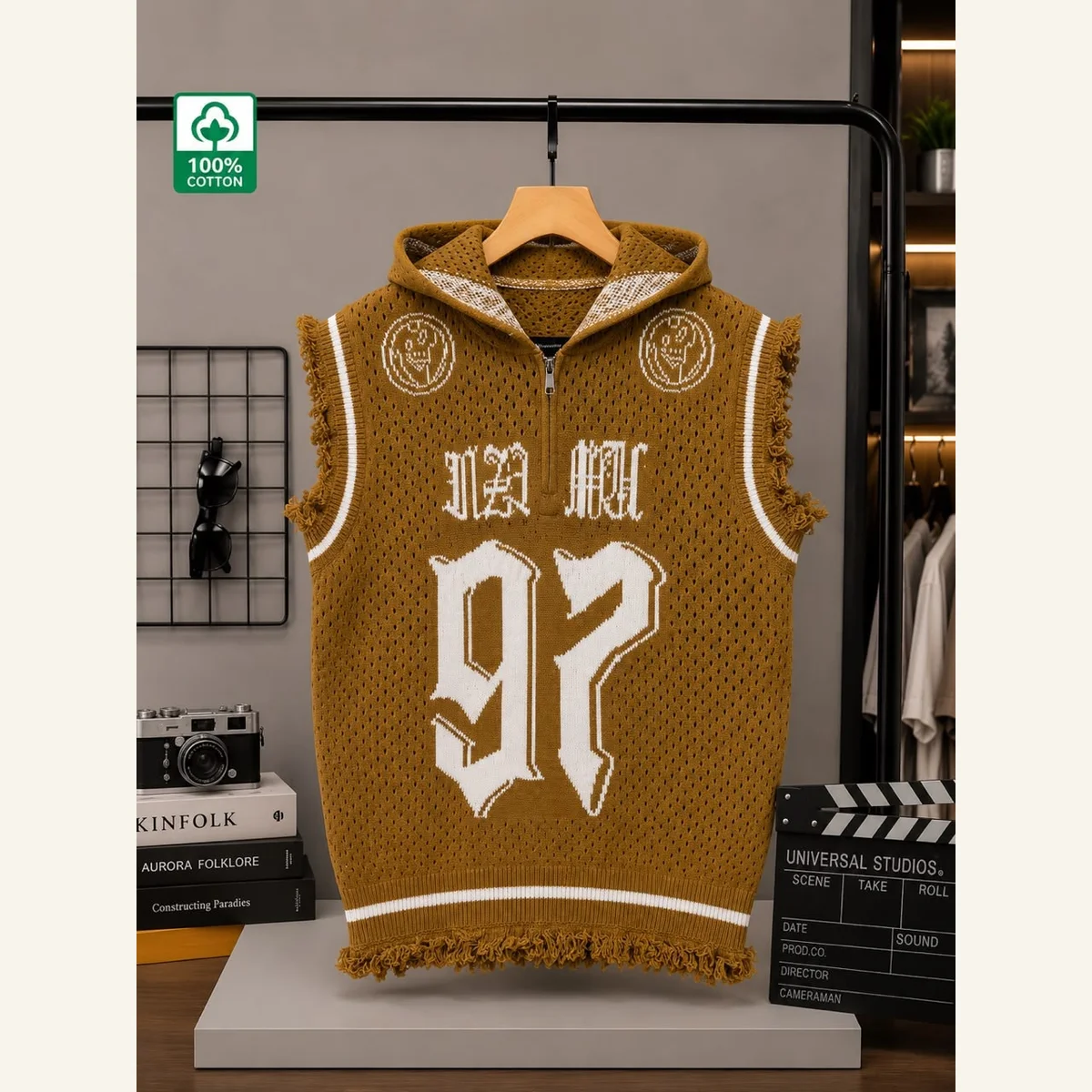 Number 92 Knit Polo and Shorts Set