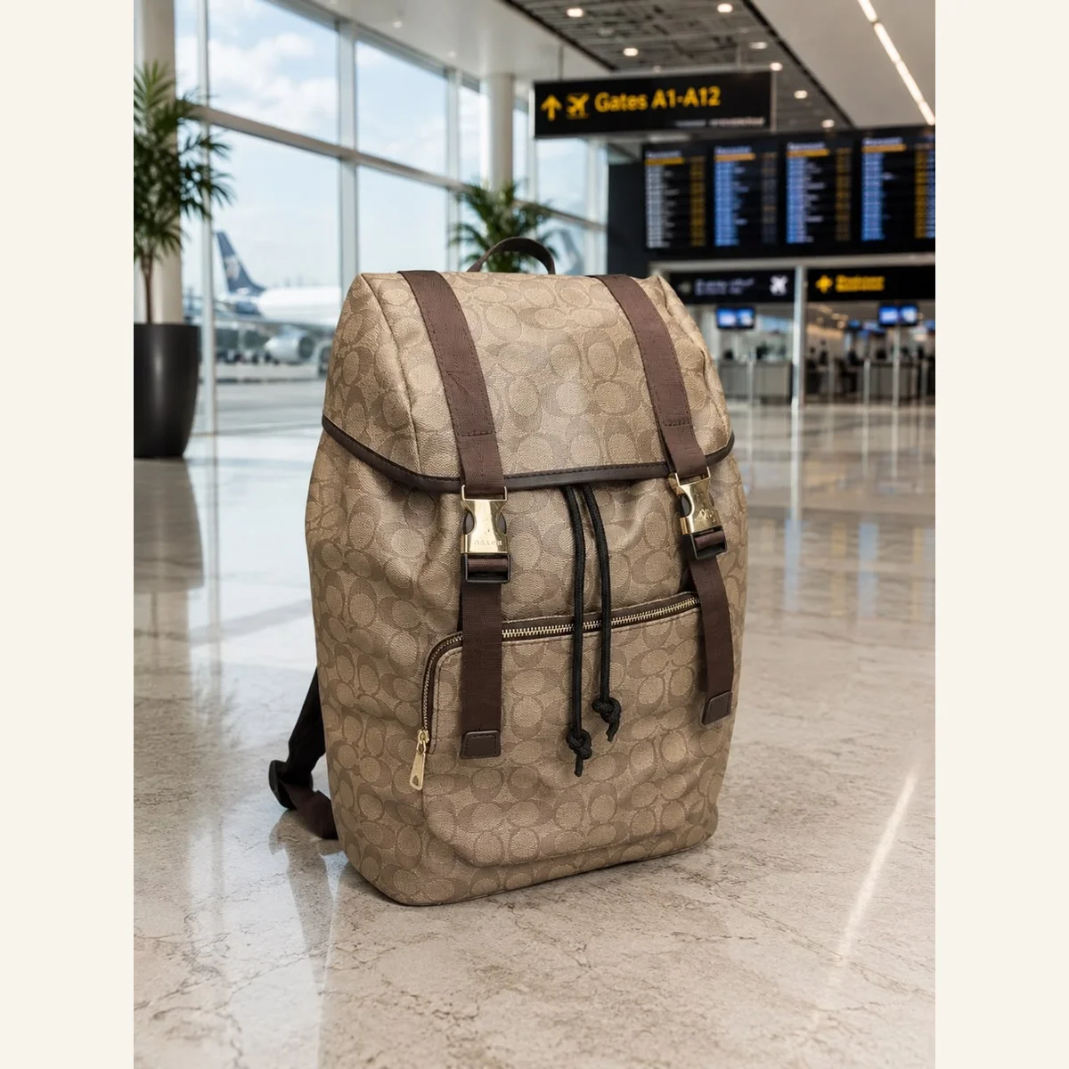 Monogram Backpack 055