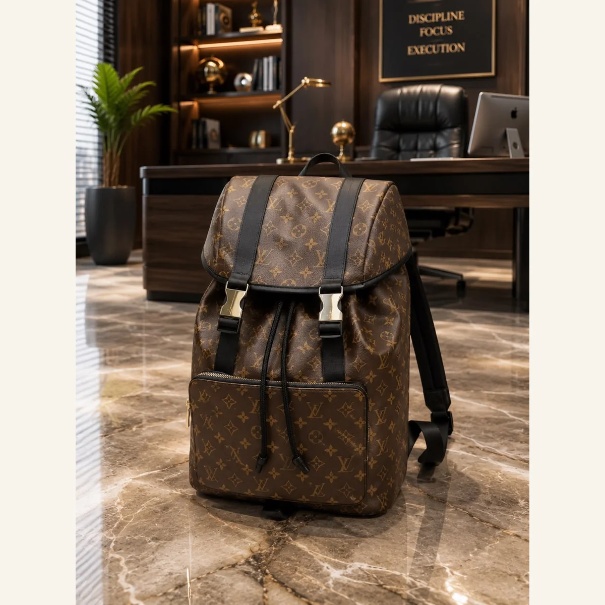 Monogram Backpack 057