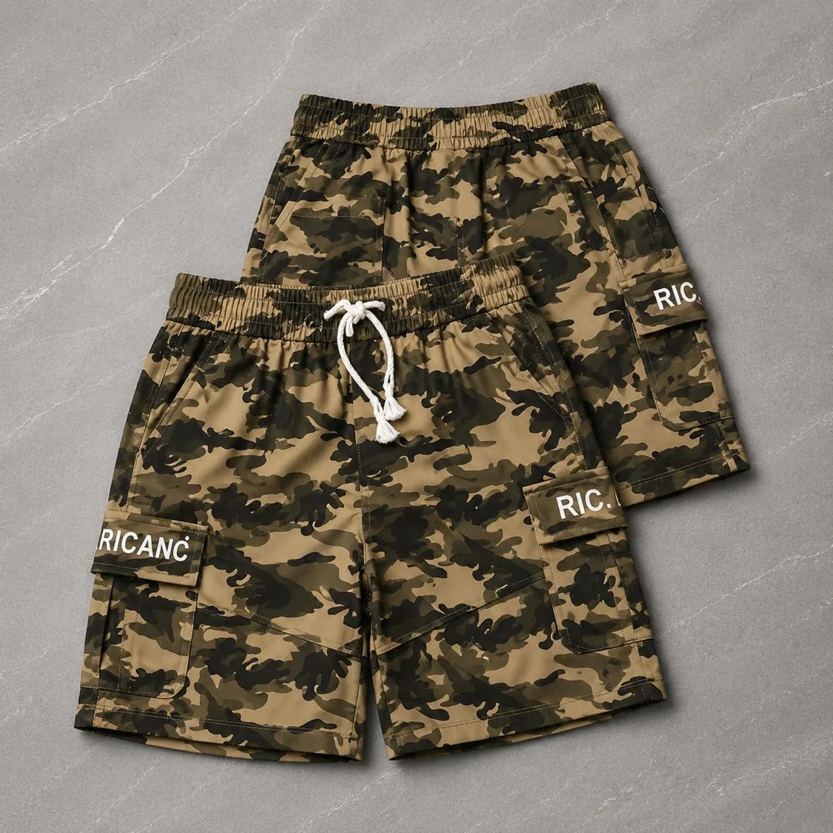 Camouflage Cargo Shorts 067