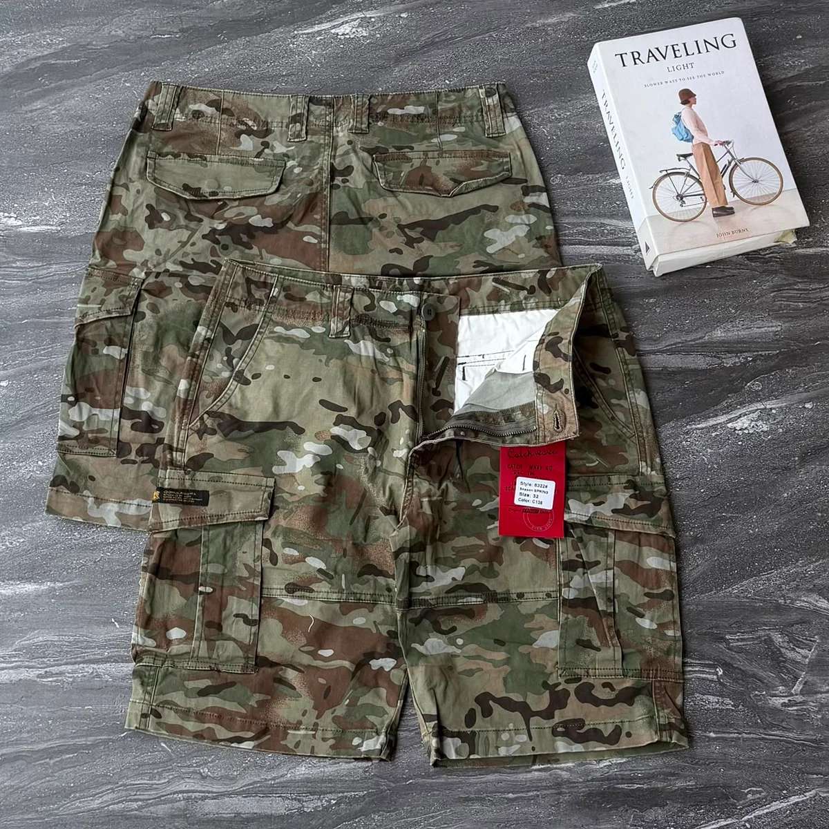 Camouflage Cargo Shorts 069
