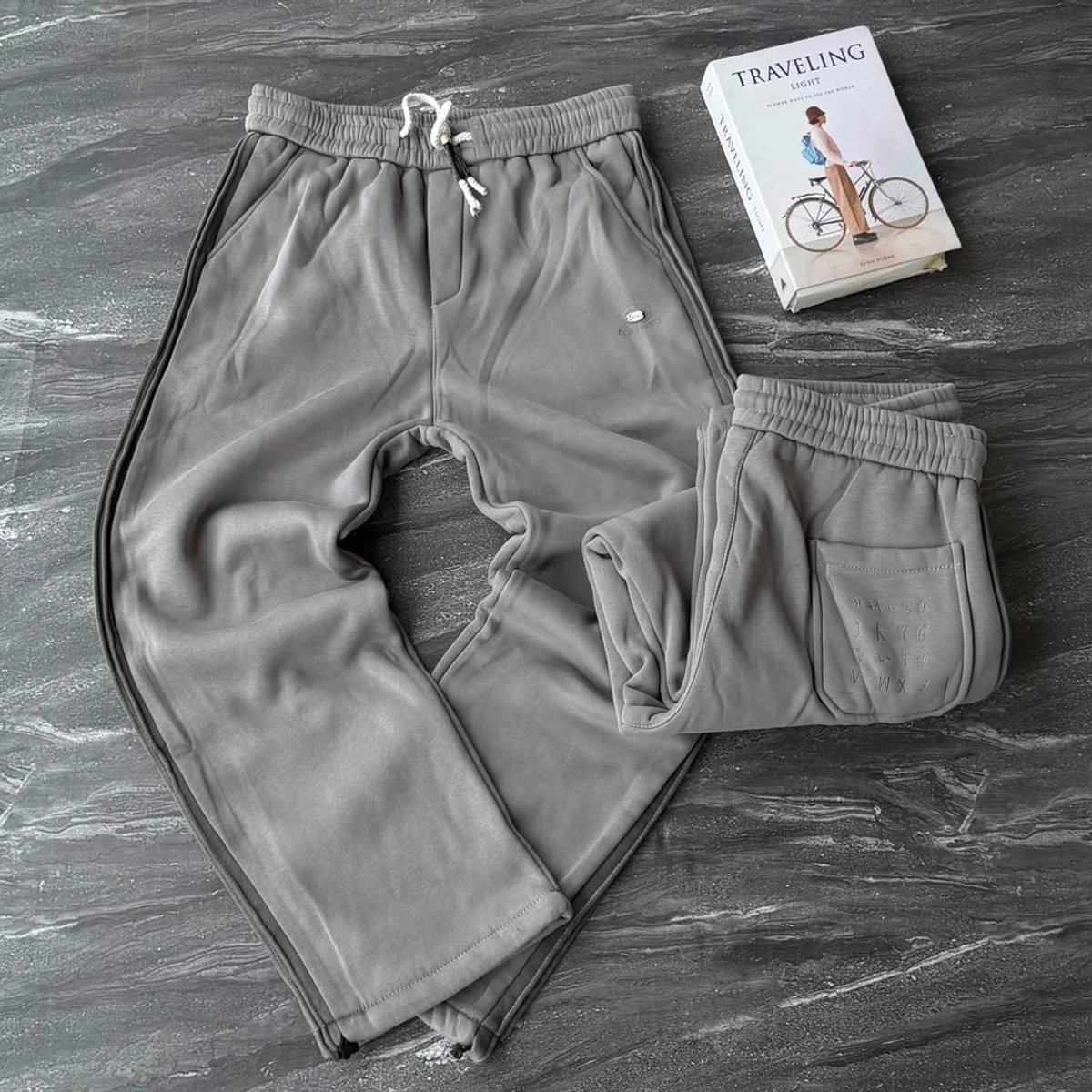 Washed Cargo Trousers 074