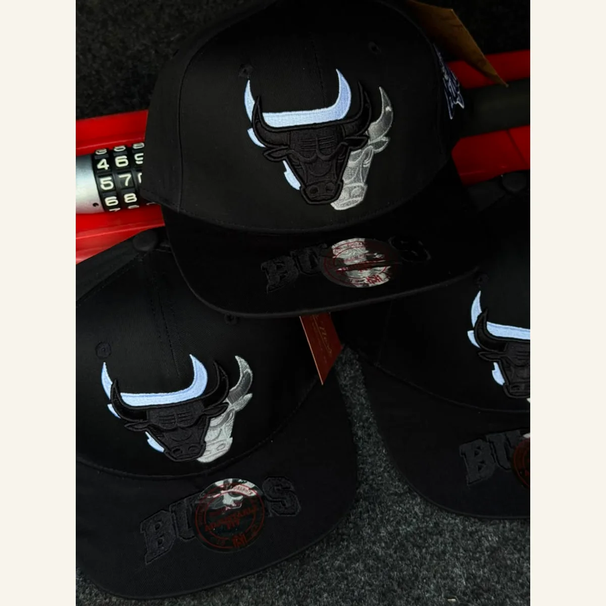 Black Bulls Embroidered Cap