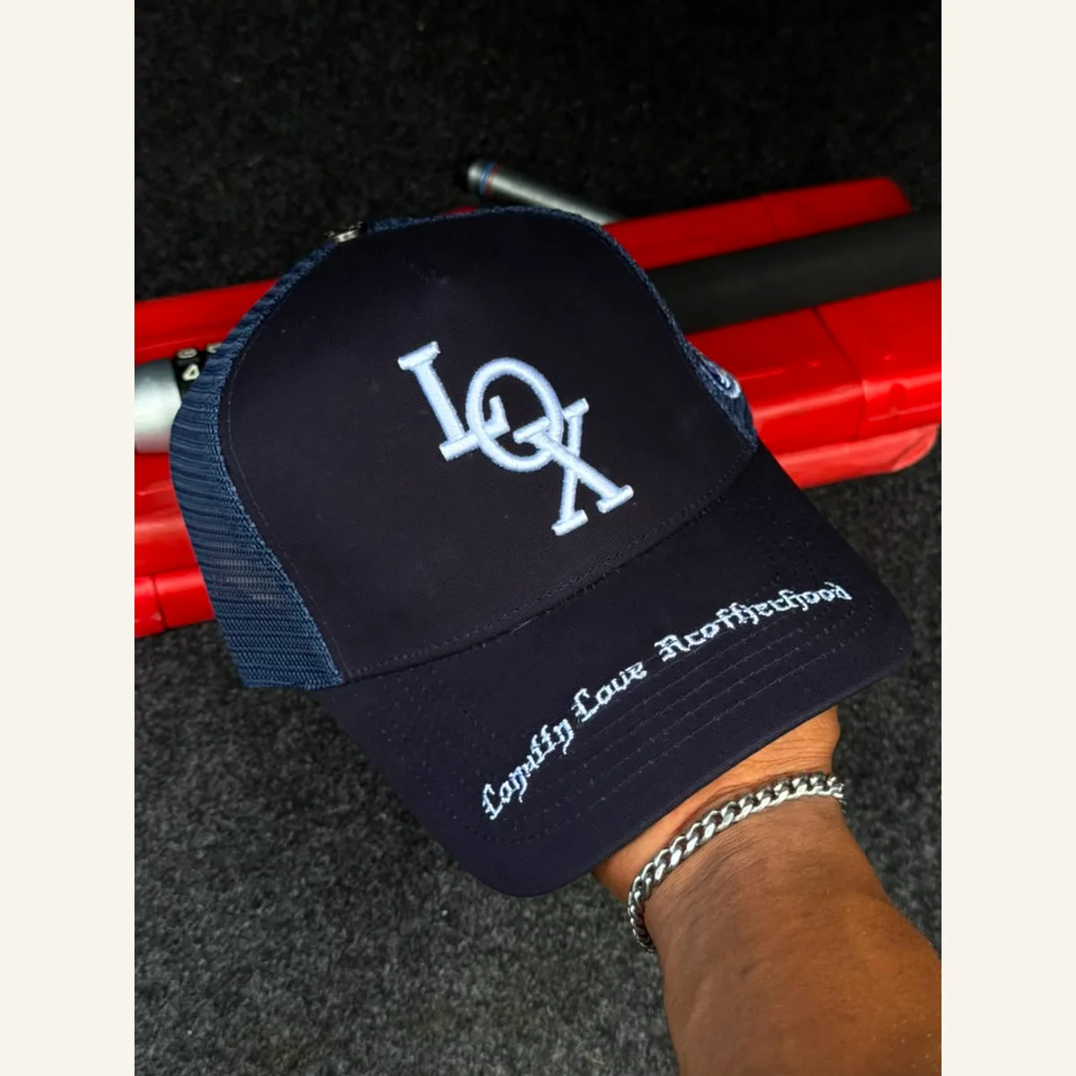 Embroidered Snapback Cap 099