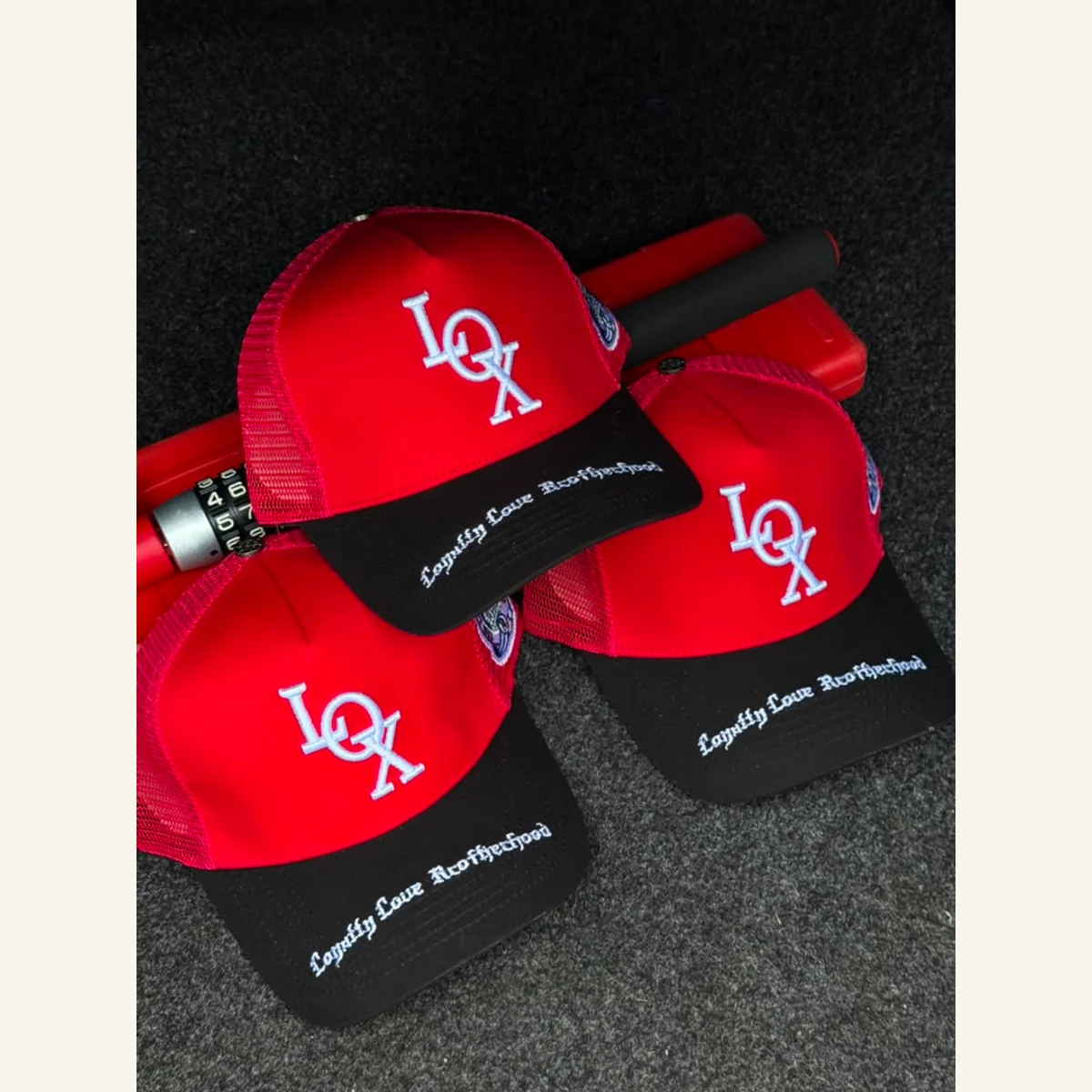 Embroidered Snapback Cap 100