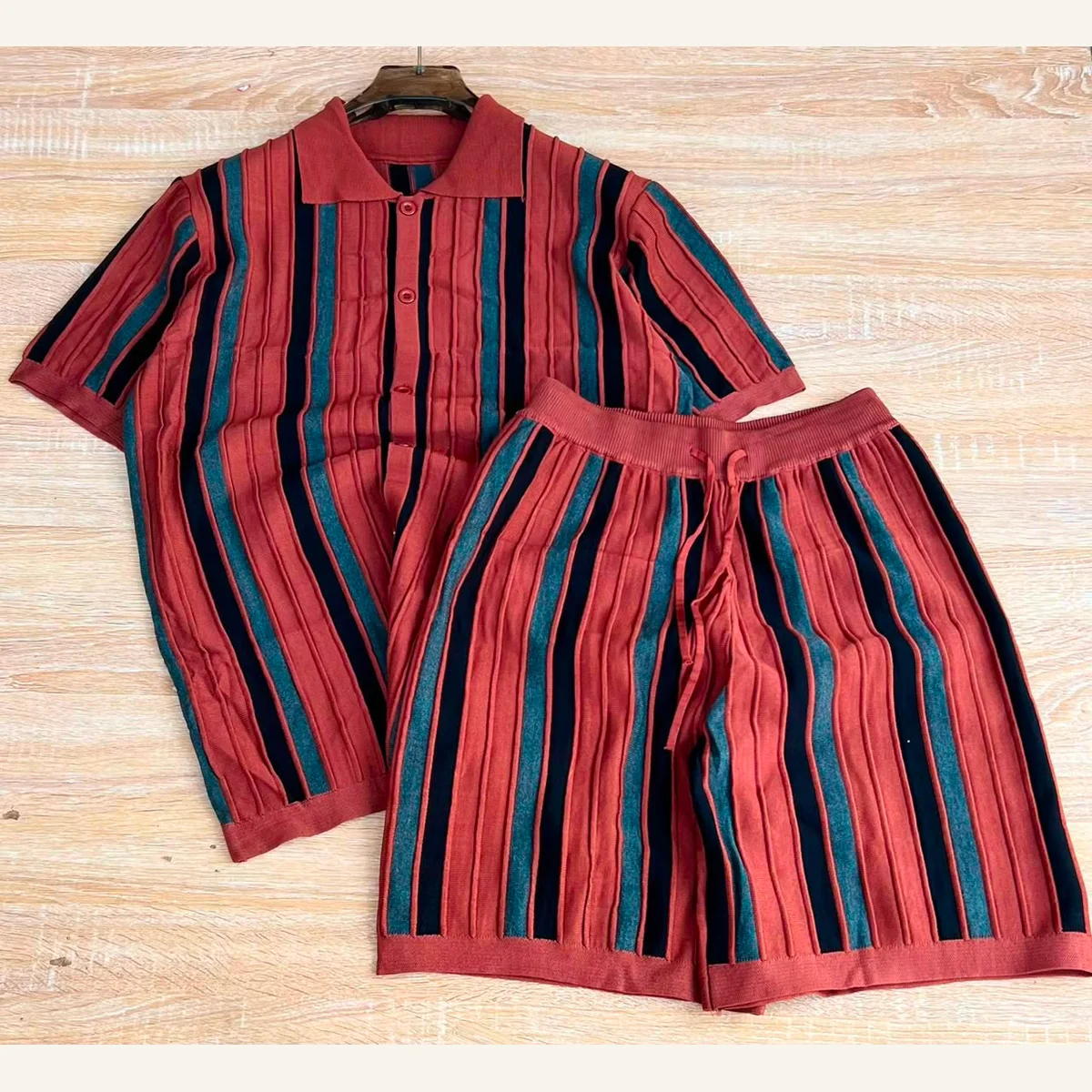 Striped Two-Piece Set 126