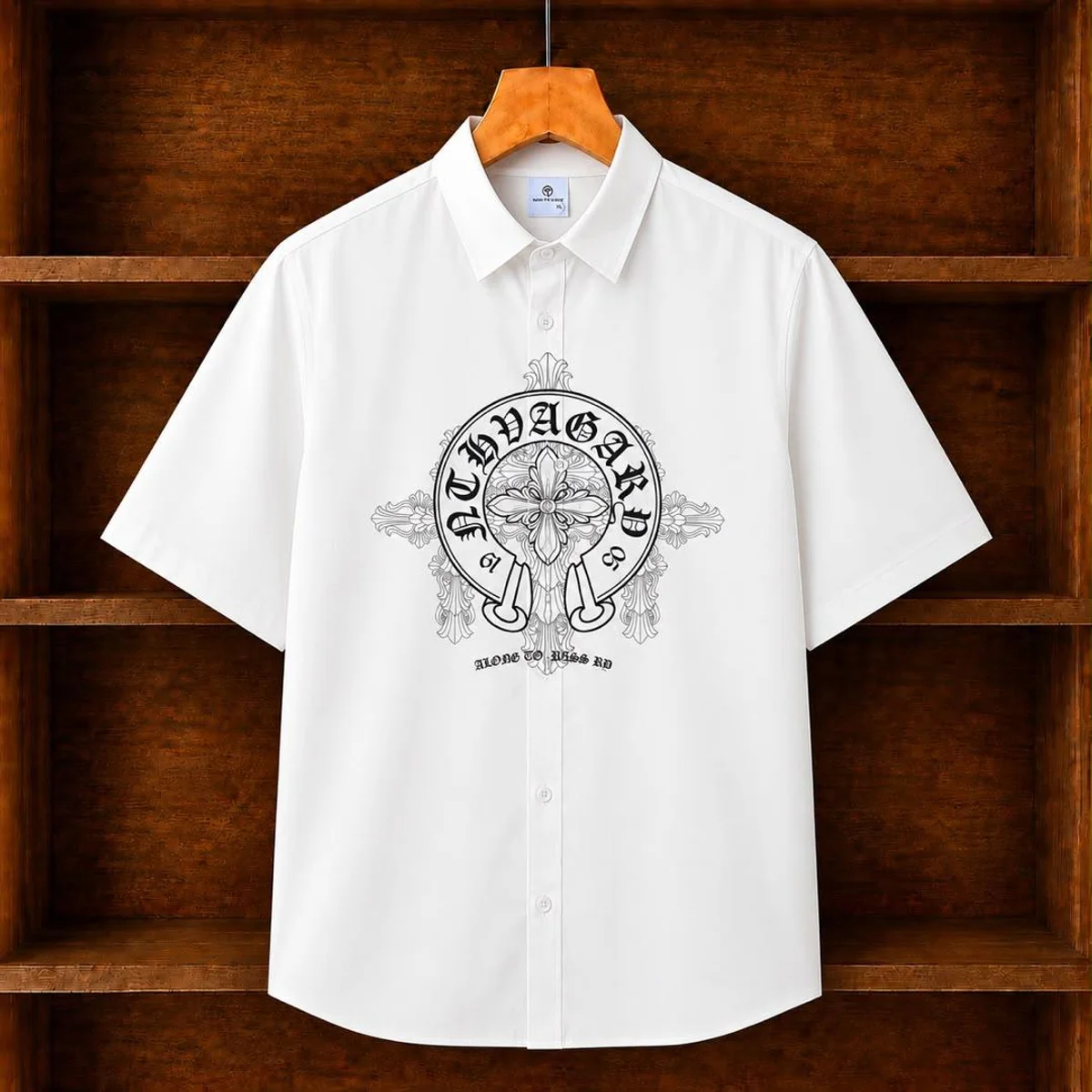 Patterned Short-Sleeve Shirt 148