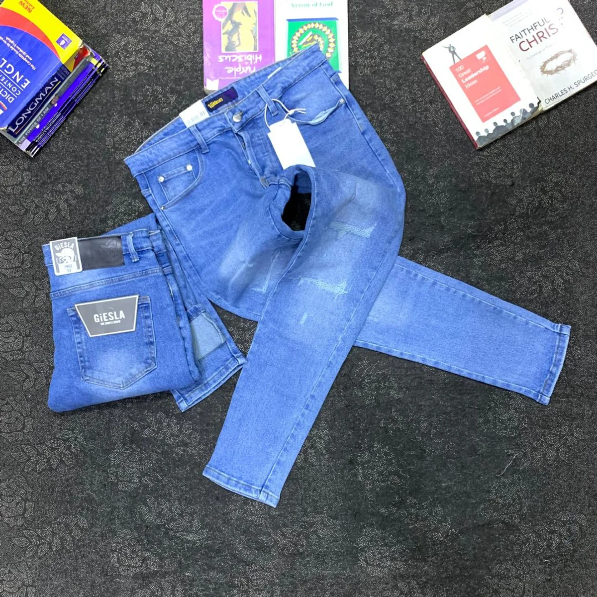 Straight-Leg Trousers 163
