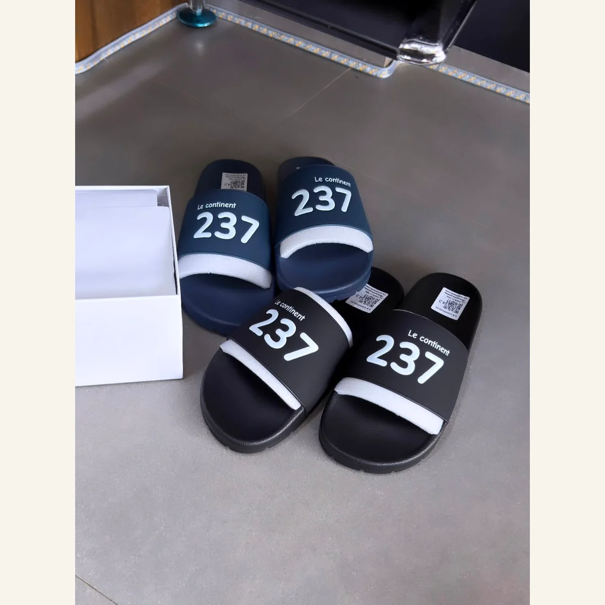Number 237 Slide Sandals