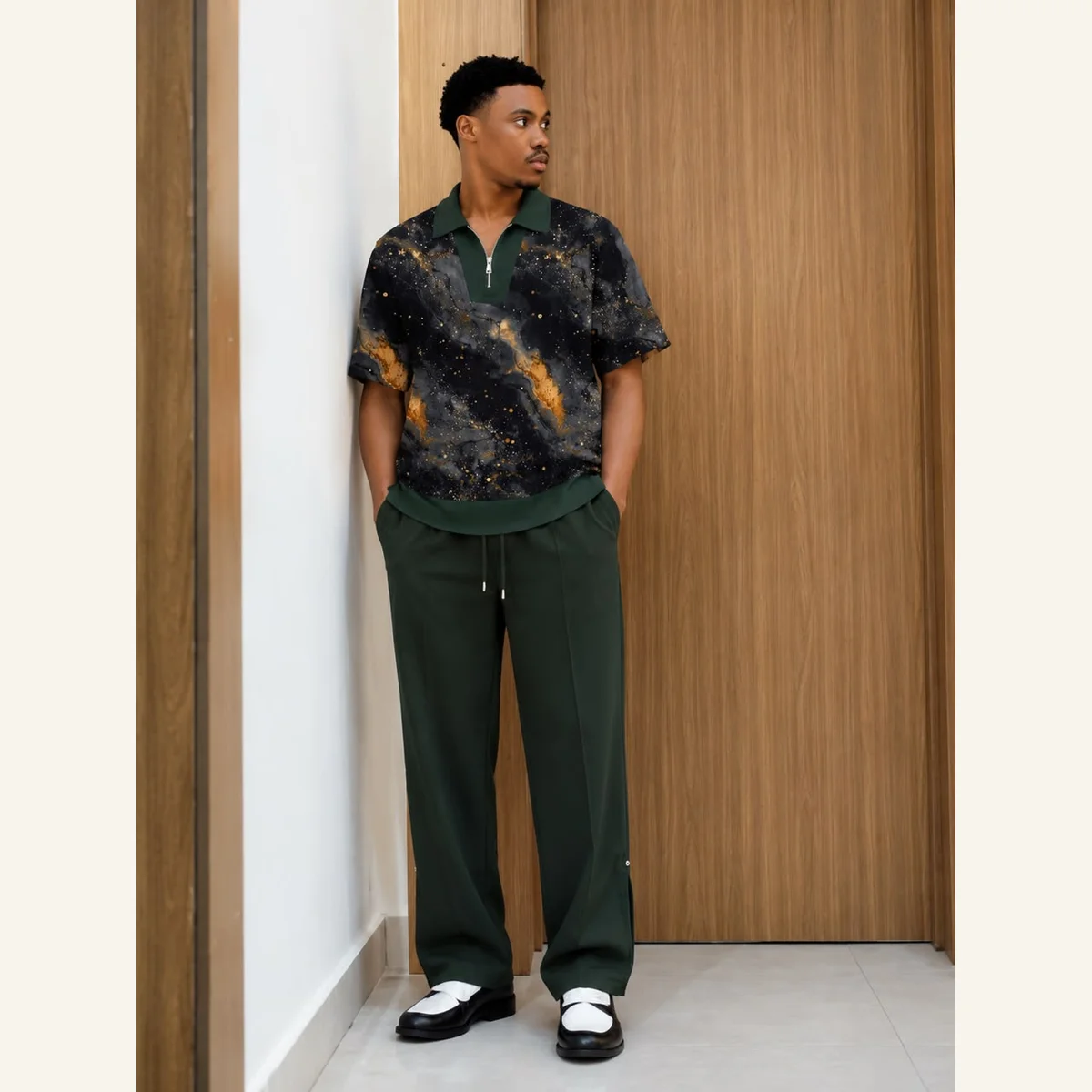 Printed Short-Sleeve Shirt 317