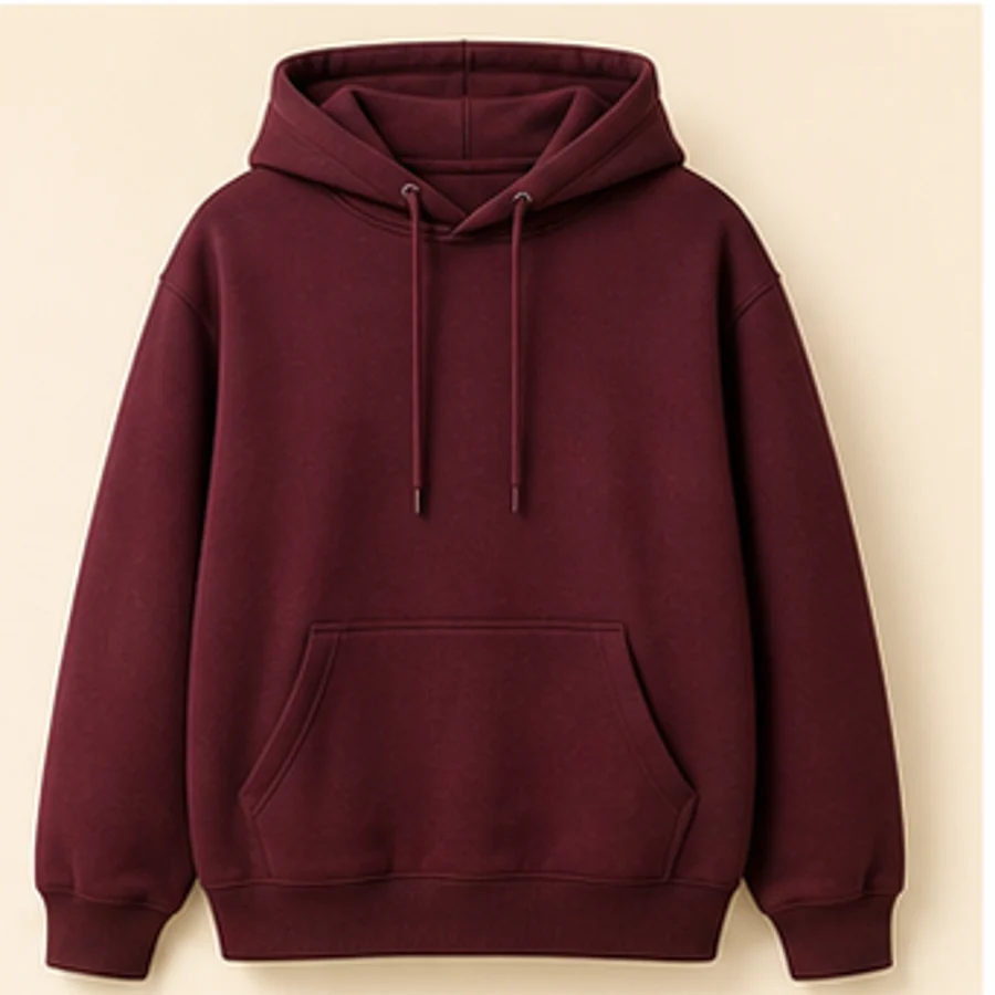 Burgundy Comfort Hoodie