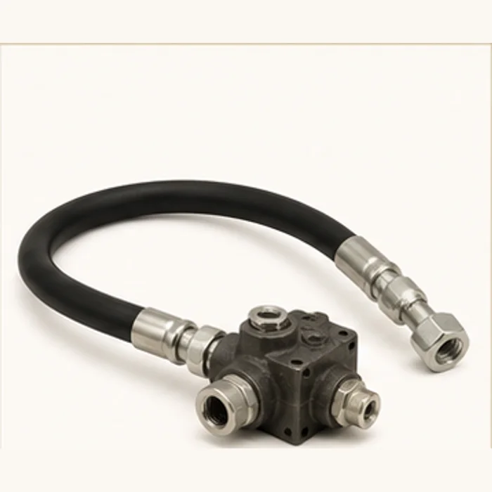 JCB Loader Hydraulic Hose and Valve
